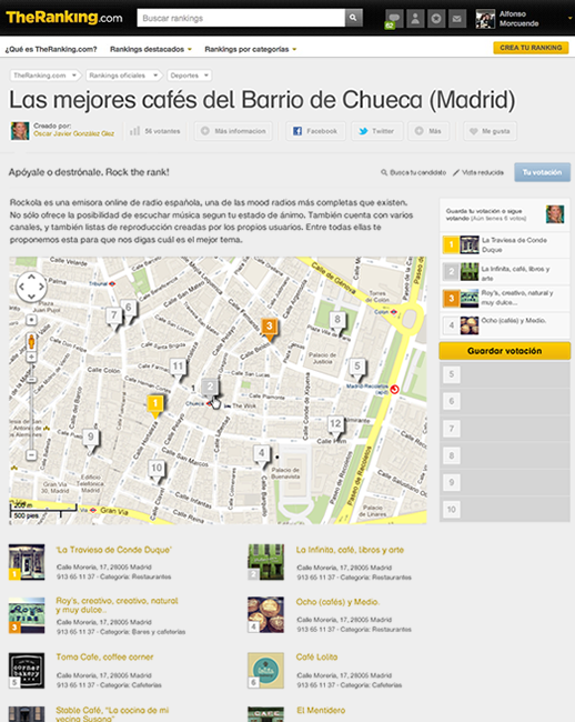 Interfaces & 
                                            interacciones