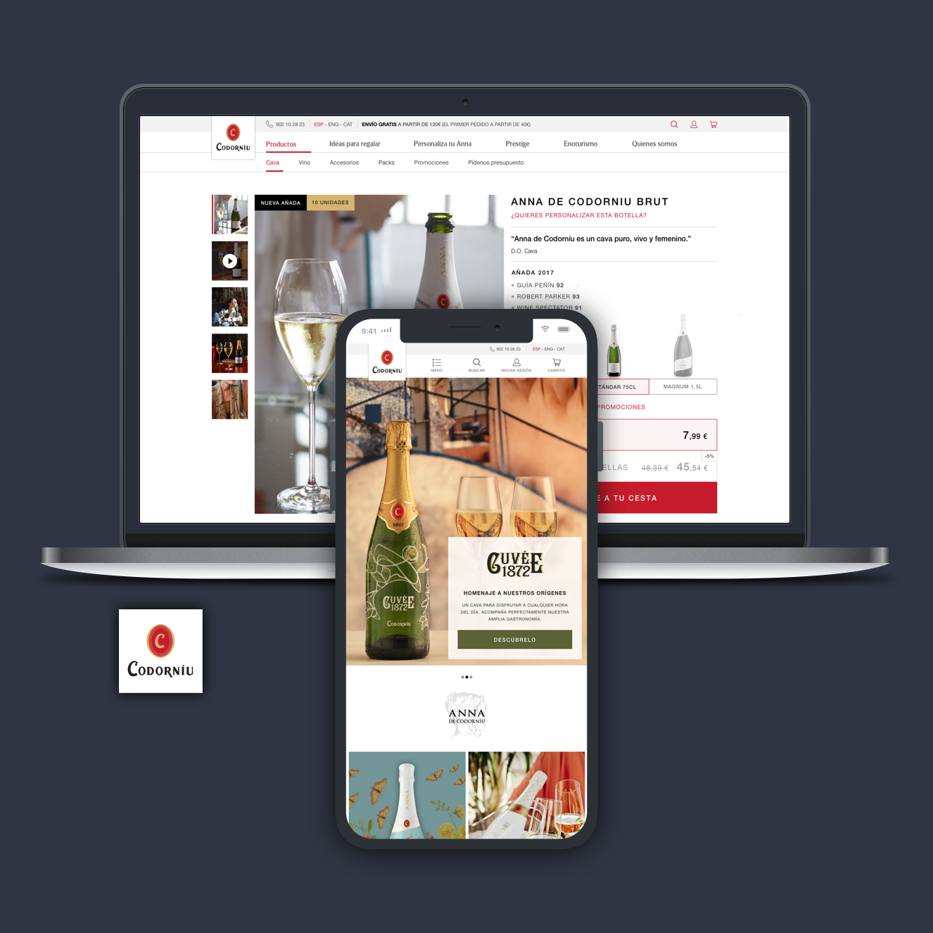 Codorniu, E-commerce