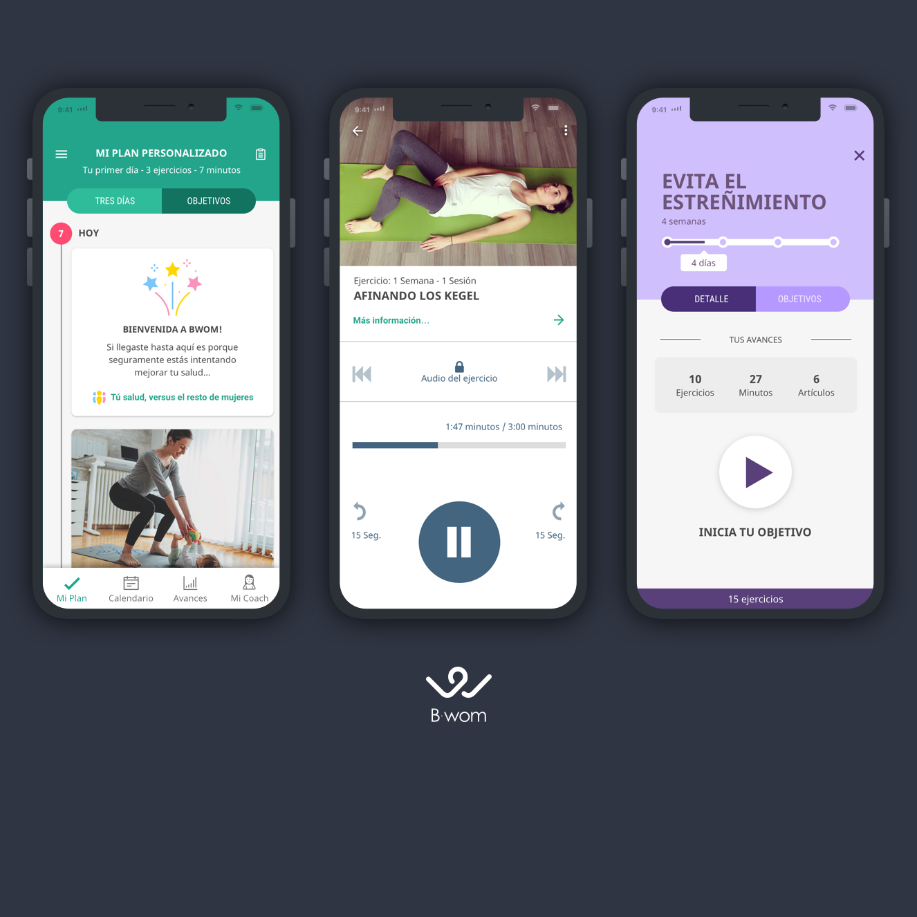 BWom, Start-up Cambio de habitos