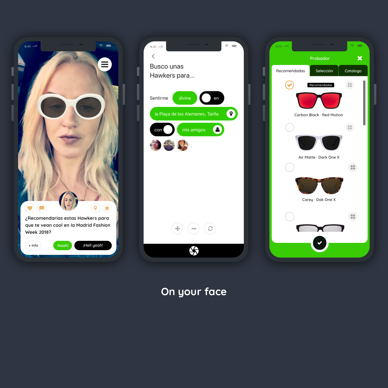 Onyourface, Start-up